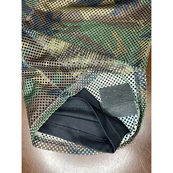 VTG 90s Tommy Hilfiger Camo Mesh Shirt and Shorts Set Size L - Picture 14 of 16